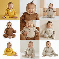 Set de Algodón Suave para Bebé – Comodidad Todo el Día